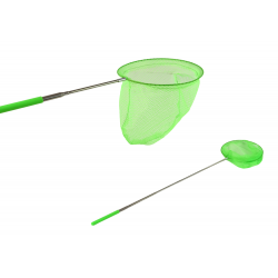 Tinklelis drugeliams gaudyti su teleskopine rankena, 85 cm, žalias